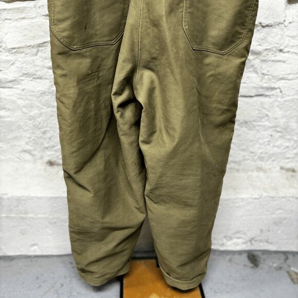 True Vintage US Navy Deck Bib Overalls Size Medium WWII Korean War Era 40s USN - Picture 11 of 16